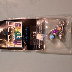 NWT Morbid Metals 14 gauge belly button jewelry 4pk